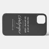 離婚私のお茶の贈りモダン物シンプルだった Case-Mate iPhoneケース (裏面 (横))