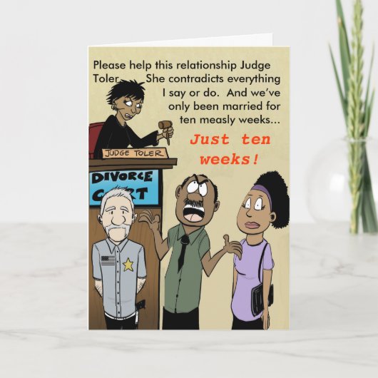離婚裁判所： 10週間 カード (正面)