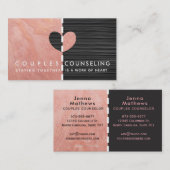 離婚防止のスローガン 名刺 (正面/裏面)