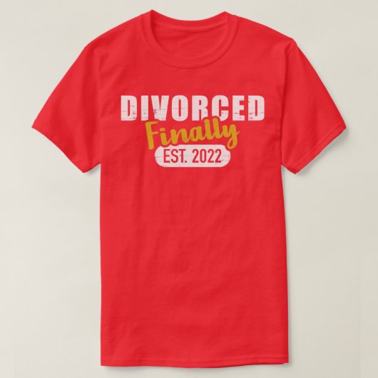 離婚2022最終的に離婚 Tシャツ (デザイン正面)