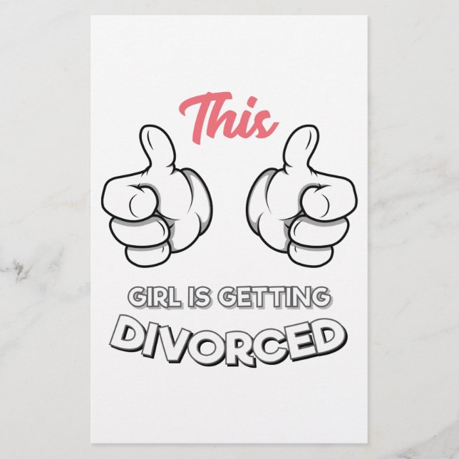 離婚 – この女の子は離婚している (正面)