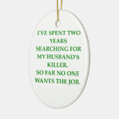 離婚 セラミックオーナメント (左)