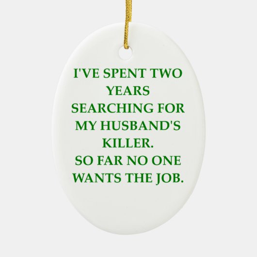 離婚 セラミックオーナメント (正面)