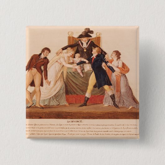 離婚。 和解 缶バッジ (正面)