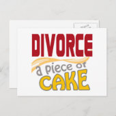 離婚-簡単な仕事 ポストカード (正面/裏面)