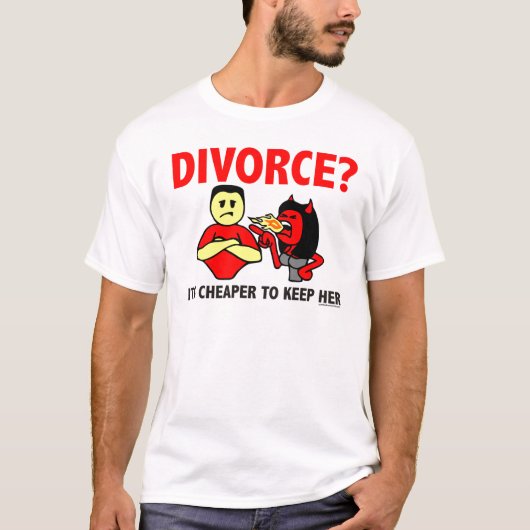 離婚 Tシャツ (正面)