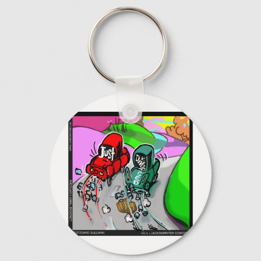 離縁ギフトおもしろいカードTeeなど キーホルダー (正面)