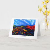 離脱挨拶カード カード (黄色い花)