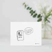 離脱症状はがき ポストカード (スタンド正面)