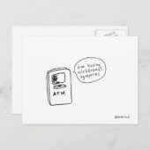 離脱症状はがき ポストカード (正面/裏面)