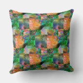 離脱錯覚を持つ厄介な質感のモザイク クッション (裏面)