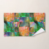 離脱錯覚を持つ厄介な質感のモザイク バスタオルセット (ハンドタオル)