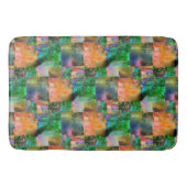 離脱錯覚を持つ厄介な質感のモザイク バスマット (正面)