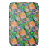 離脱錯覚を持つ厄介な質感のモザイク バスマット (正面縦)