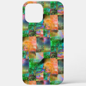 離脱錯覚を持つ厄介な質感のモザイク Case-Mate iPhoneケース (裏面)