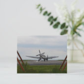 離陸の準備ができているスピットファイア ポストカード (スタンド正面)