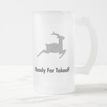 離陸の準備ができているトナカイ