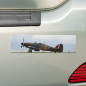 離陸の準備ができているハリケーン バンパーステッカー (車上)