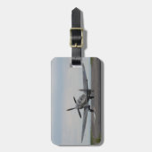 離陸の準備ができている短気者 ラゲッジタグ (正面縦)