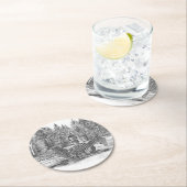 離陸の準備 ラウンドペーパーコースター (インサイチュ)