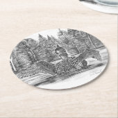 離陸の準備 ラウンドペーパーコースター (アングル)