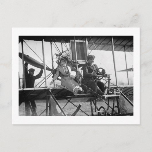 離陸準備完了， 1912 ポストカード (正面)