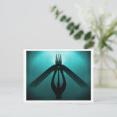 離陸(抽象芸術) ポストカード (スタンド正面)