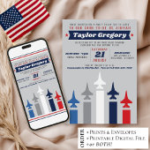 離隊パーティー 空軍 新兵訓練 軍事 招待状