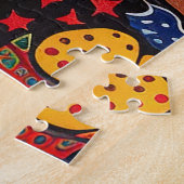 難しいお洒落フローラライトハウス ジグソーパズル (側面)