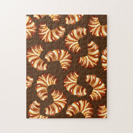 難しいクロワッサン ジグソーパズル (縦)