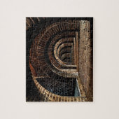 難しいトンネル、アーチ、赤レンガ ジグソーパズル (縦)