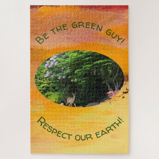 難しいパズル：グリーンガイ ジグソーパズル (縦)