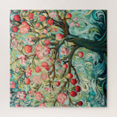 難しいリンゴの木のカラフルの目のパズル ジグソーパズル (縦)