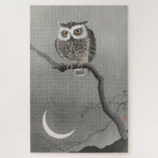 難しいヴィンテージフクロウ1000編 ジグソーパズル (縦)