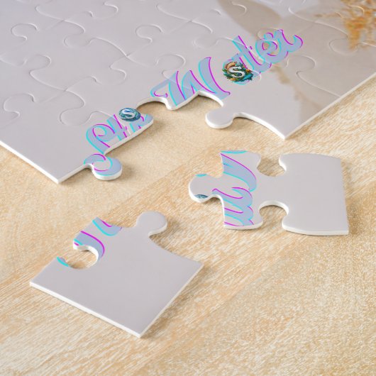 難しい梅 ジグソーパズル (側面)