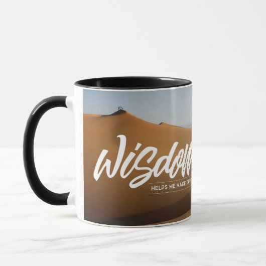 難しい決断を下す マグカップ (左)