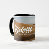 難しい決断を下す マグカップ (正面左)