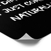 難しい皮肉のグラフィックを試みていない ポスター (角)