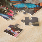 難しい蝶リラックスカラフル目パズル ジグソーパズル (側面)