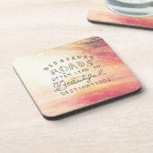 難しい道が美しい目的地につながる コースター (左側)