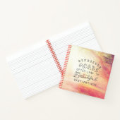 難しい道が美しい目的地に通じる ノートブック (内部)