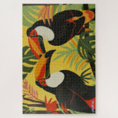 難しい鳥の色の目リラックスのパズル ジグソーパズル (縦)