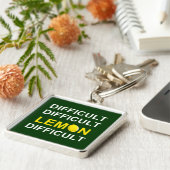 「難しい、難しい、レモン、難しい」 キーホルダー (側面)