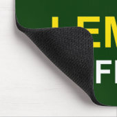 「難しい、難しい、レモン、難しい」 マウスパッド (コーナー)