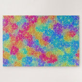 難しカラフルい大人の花柄 ジグソーパズル (横)