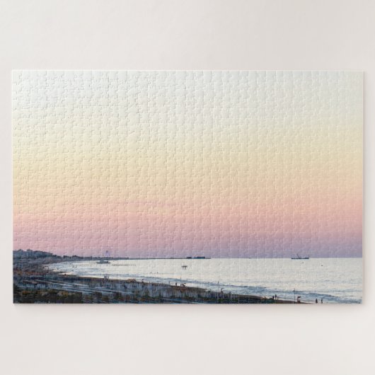 難ミニマル難な海イタリアン岸 ジグソーパズル (横)