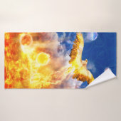 難儀を抜け出す鳳凰鳥 バスタオル (バスタオル)