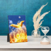 難儀を抜け出す鳳凰鳥 フォトプラーク (側面)