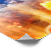 難儀を抜け出す鳳凰鳥 ポスター (角)