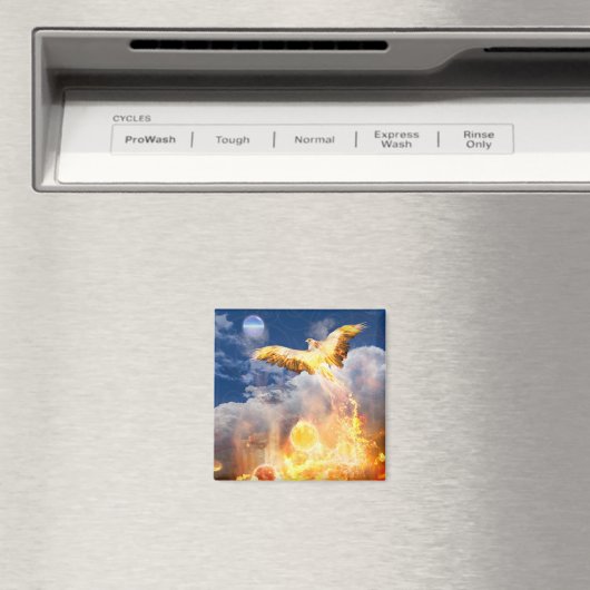 難儀を抜け出す鳳凰鳥 マグネット (インサイチュ (食洗機))